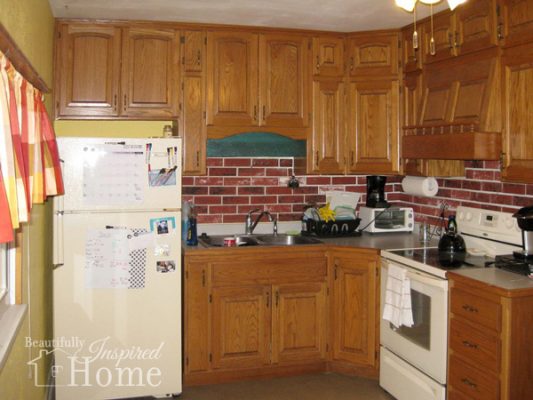 All-Red Kitchen Transformed With Paint